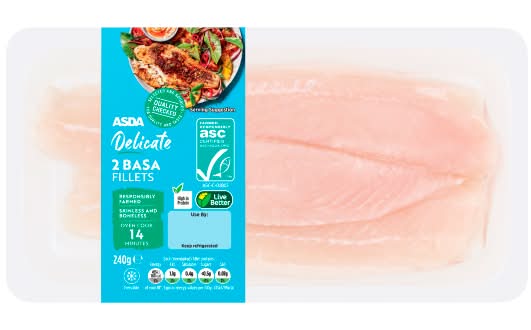 ASDA Delicate Basa Fillets (240g)