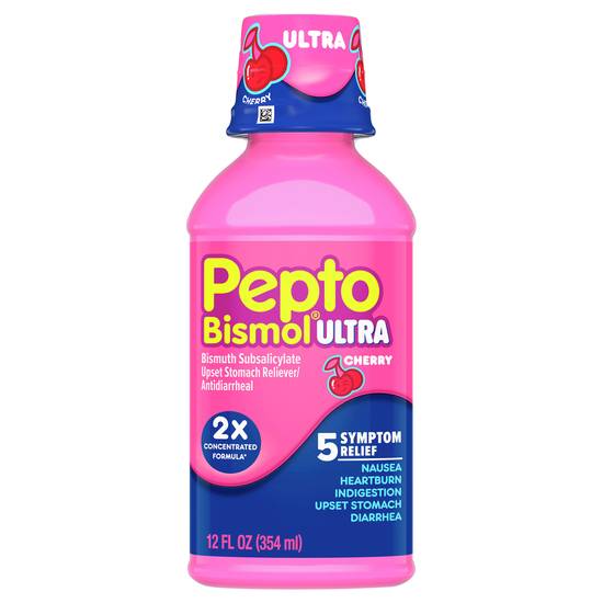 Pepto-Bismol Cherry Upset Stomach Reliever Antidiarrheal