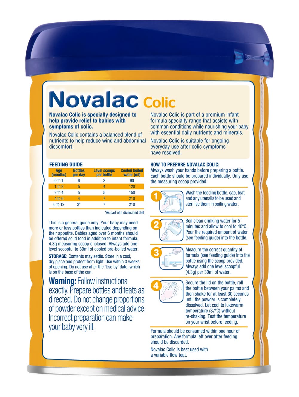 Novalac Colic Premium Infant Formula Powder Delivery Near Me | Order ...