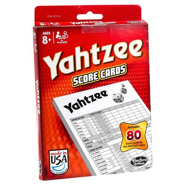 Yahtzee Score Pads