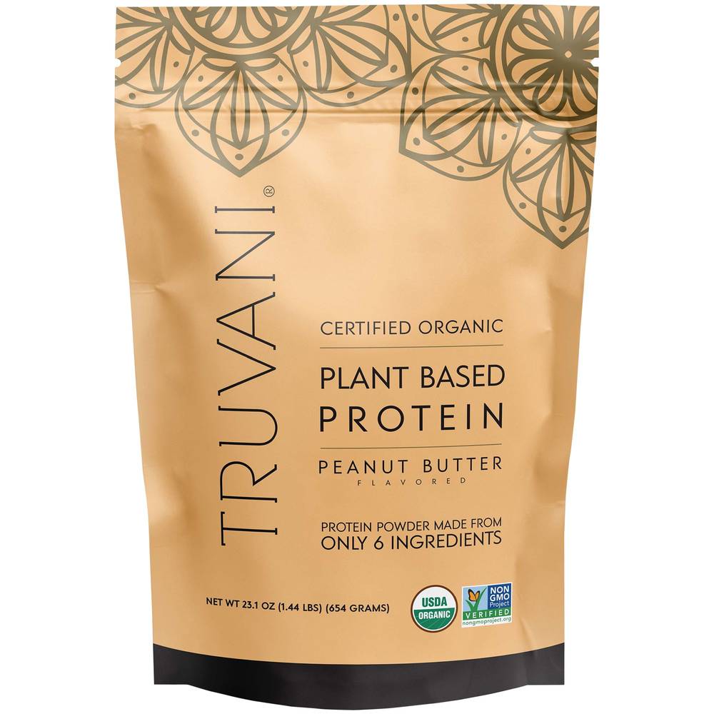 Truvani Organic Plant Based Protein Powder (peanut butter)