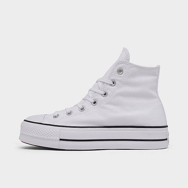 Converse Women's Chuck Taylor All Star Faux Leather Casual Shoes, Size 7, Gray