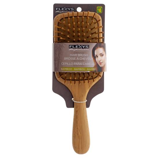 Flexys Professional Brosse cheveux en bambou a/ poils bambou (##)