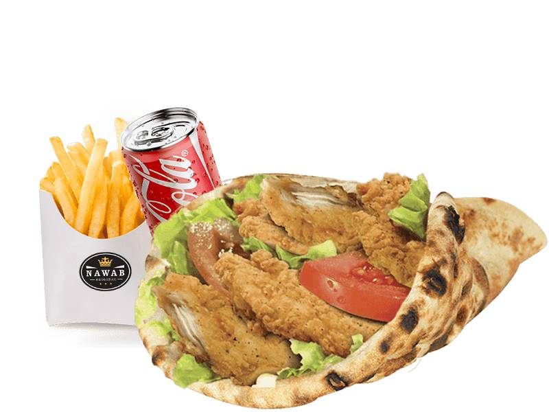 Menu sandwich cheese naan tenders