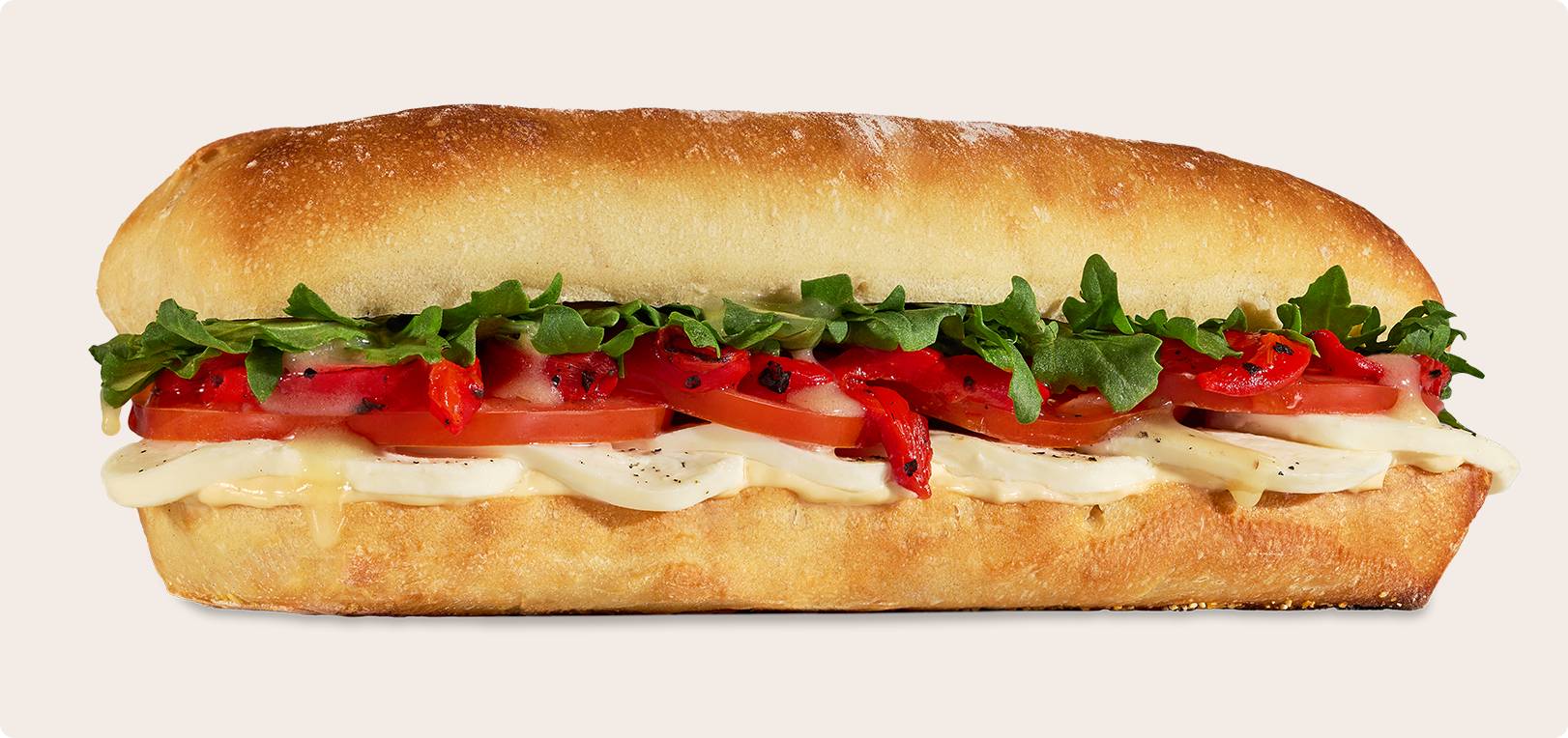 Caprese on a Fresh Baked Roll