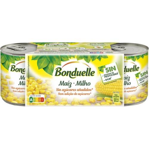 Maiz Bonduelle Dulce Pack 3+1Grat.150Gr