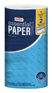 Meijer Essential Paper Towels Double Roll
