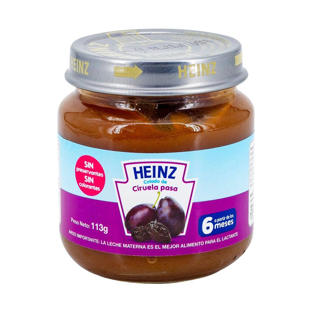 Compota Colado De Ciruela Pasa Heinz 113 g