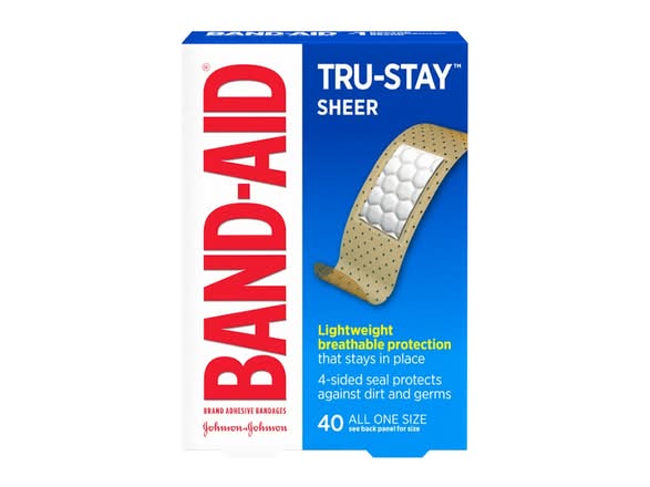 Band-Aid Sheer Adhesive Bandages 40pk