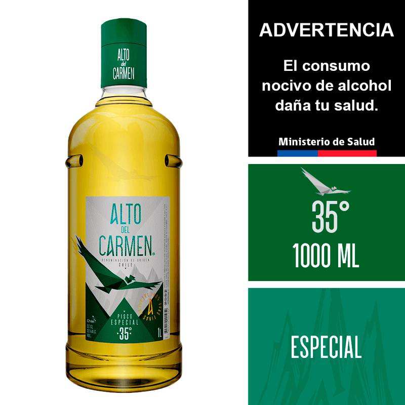 Alto del Carmen · Pisco especial 35° (1 L)