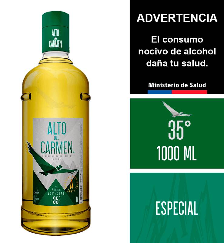 Alto del Carmen · Pisco especial 35° (1 L)