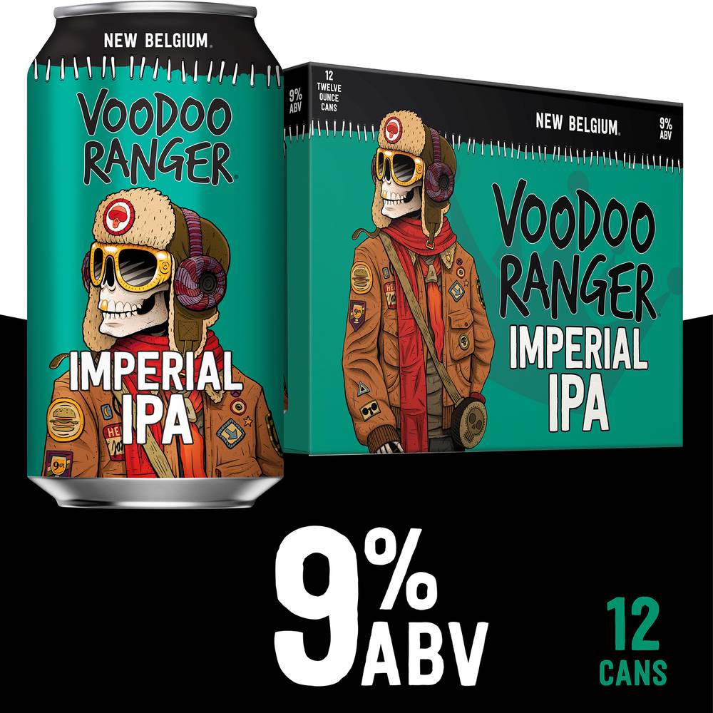 New Belgium Voodoo Ranger Imperial Ipa Beer (12 pack, 12.5 oz)