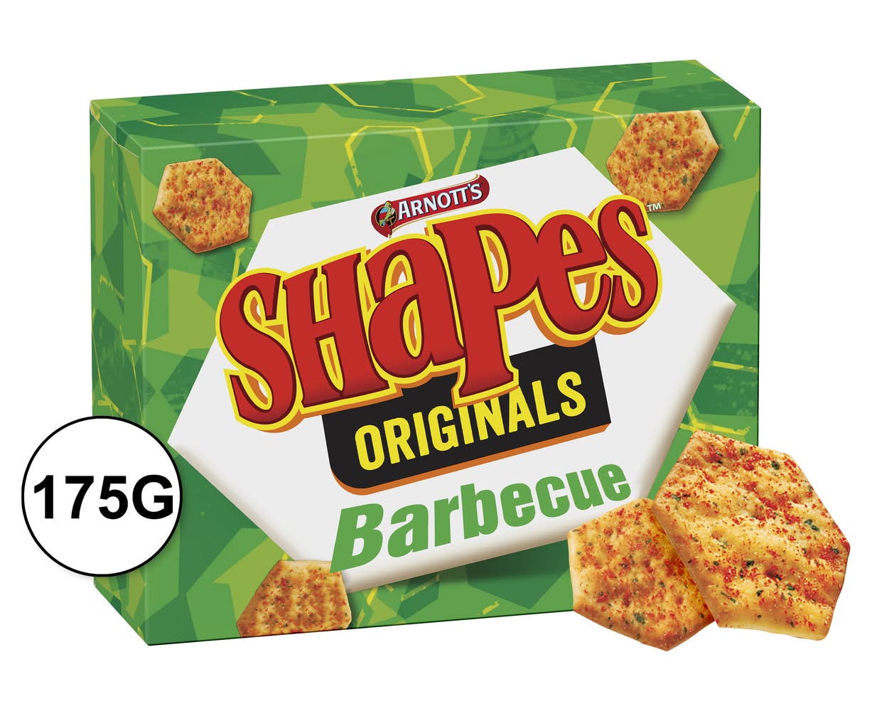 Shapes Originals Oven Baked Crackers, Barbecue (175g)