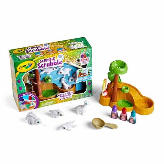 Crayola Scribble Scrubbie Waterfall Dinosaur Playset