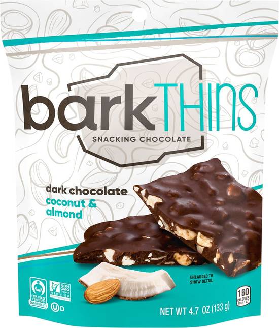 Barkthins Dark Chocolate Coconut & Almond Snacks (4.7 oz)