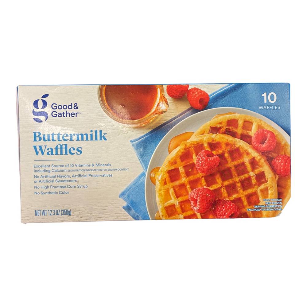 Good & Gather Frozen Buttermilk Waffles (12.3 oz, 10 ct)