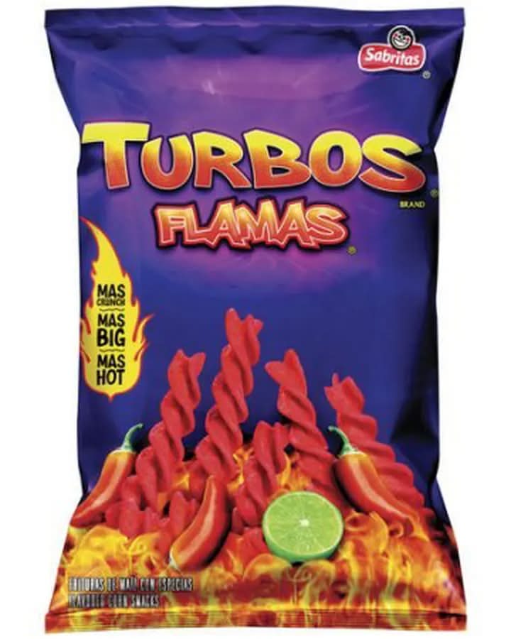 Turbos Flamas Corn Snacks