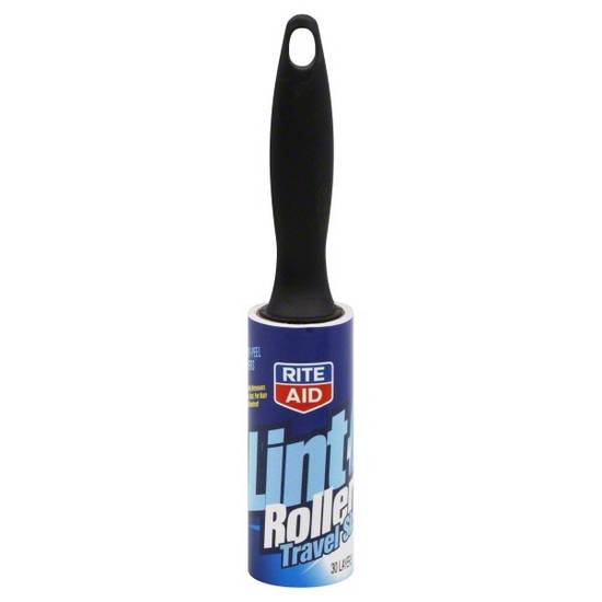 Rite Aid Lint Roller, Travel Size, 30 layers