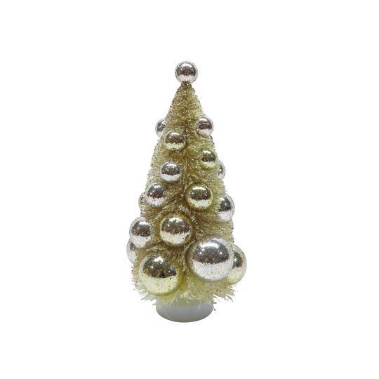 Gold Sisal Christmas Tree Decoration By Ashland