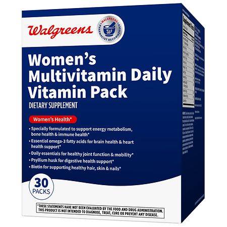 Walgreens Women's Multivitamin Daily Vitamin pack (30 ct)