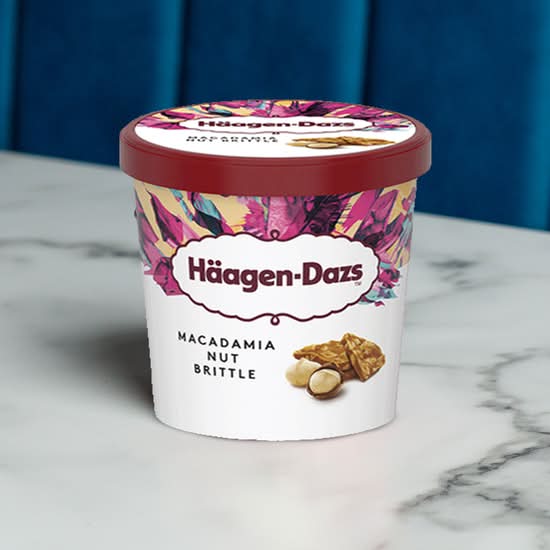 Glace Vanille Macadamia Haagen Dazs 95ml
