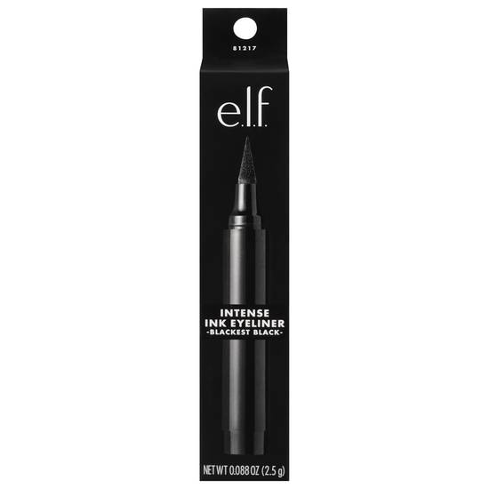 E.l.f Intense Ink Blackest Black 81217 Eyeliner
