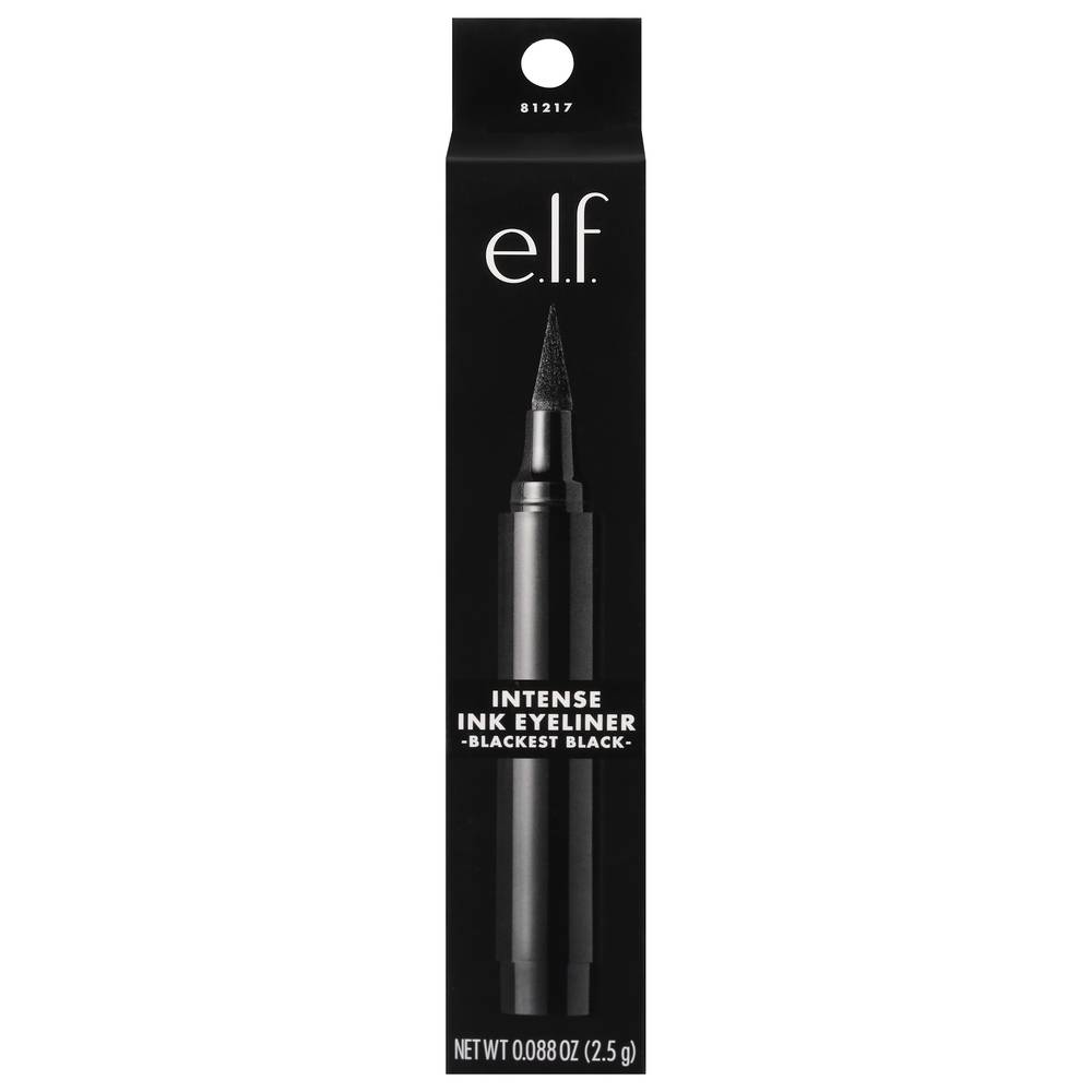 e.l.f. Intense Ink Blackest Black 81217 Eyeliner (2.5 g)