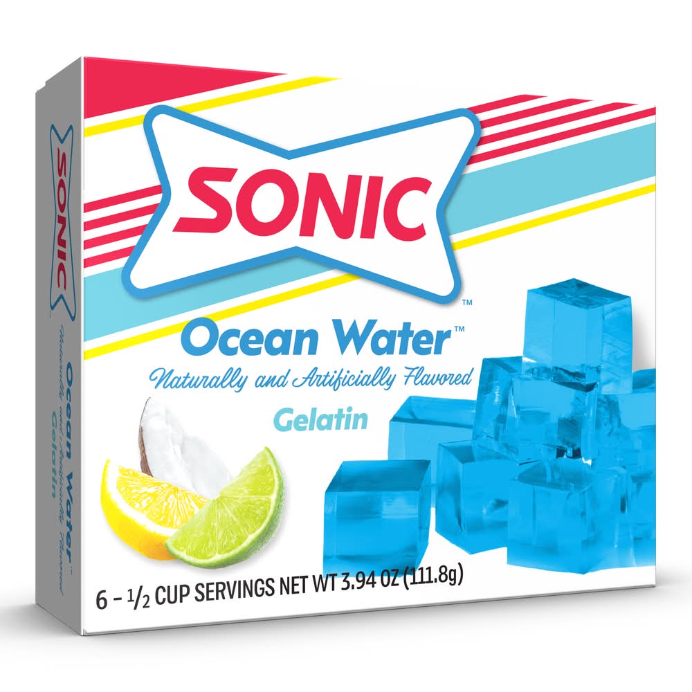 Sonic Jel Sert Ocean Water Gelatin (4.7 oz)