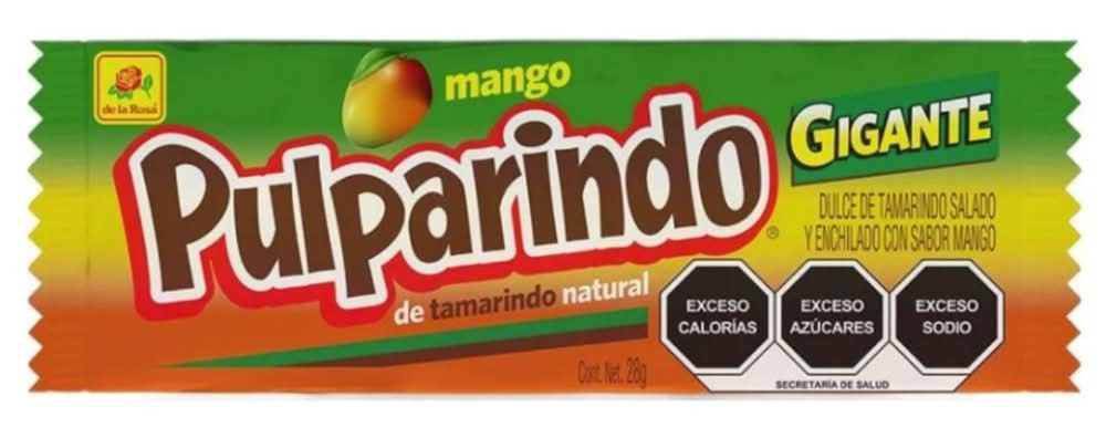 de la Rosa · Pulparindo gigante sabor mango (28 g)
