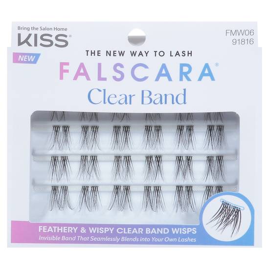 Kiss Falscara Clear Band Lashes