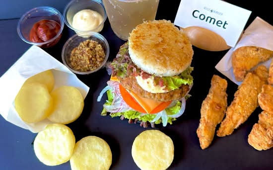 ライスバーガー専門店Comet Rice burgers shop Comet