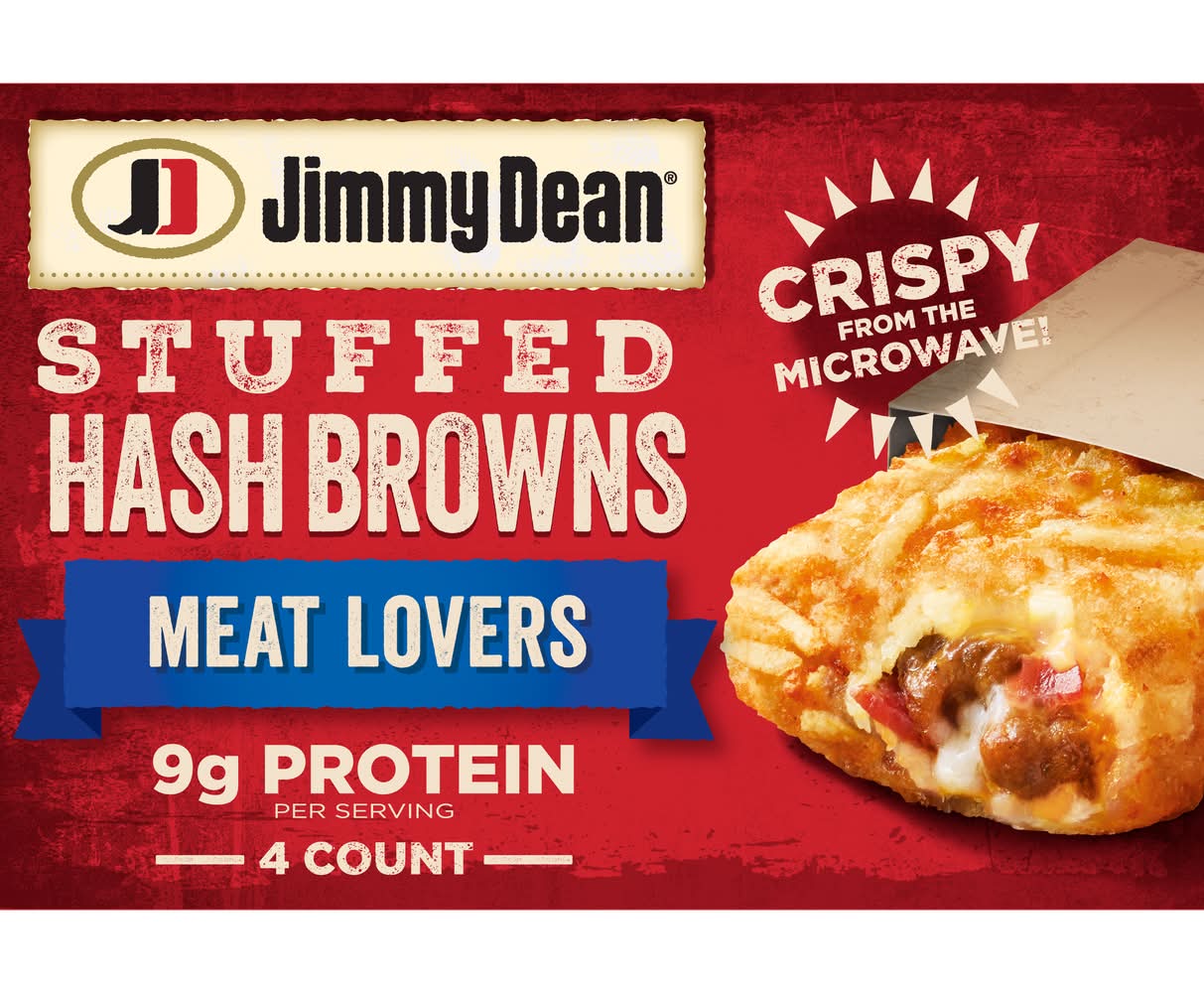 Jimmy Dean Meat Lovers Stuffed Hash Browns (15 oz)