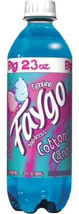 Faygo Cotton Candy Soda 23oz Bottle