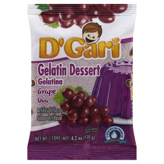 D'gari Grape Gelatin Dessert Mix