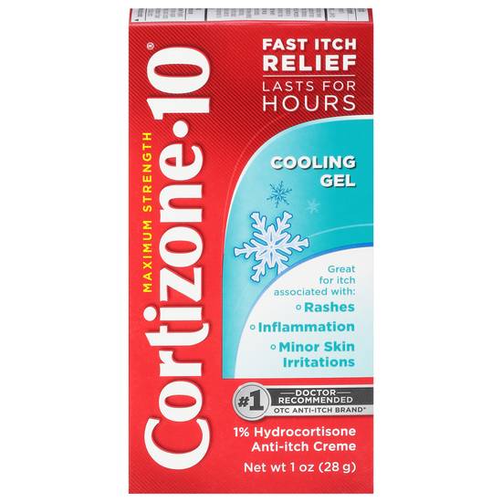 Cortizone-10 Maximum Strength Cooling Gel Anti-Itch Creme