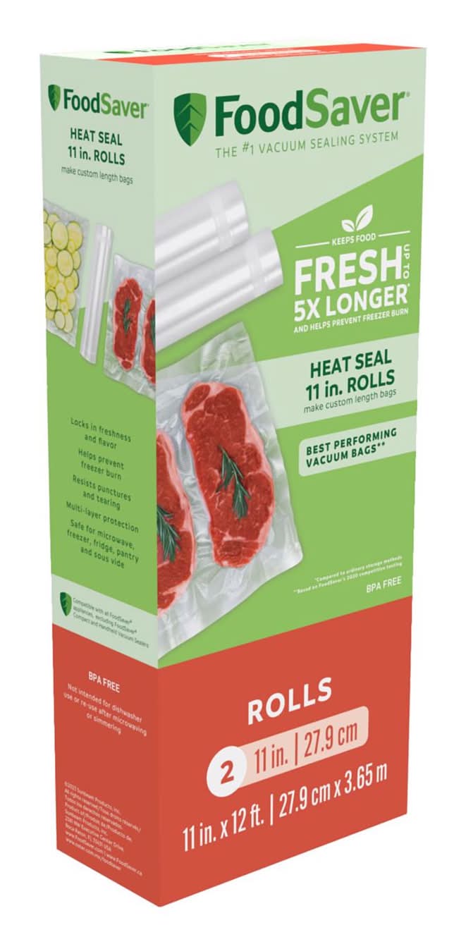Foodsaver Clear Vacuum Sealer Roll 2 Pk