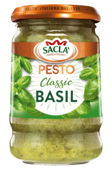 Sacla' Classic Basil Pesto Sauce (190g)
