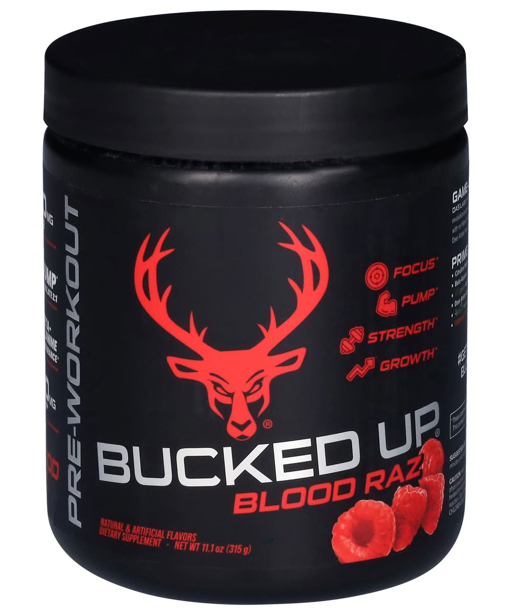 Bucked Up Pre-Workout Supplement Powder (11.5 oz)