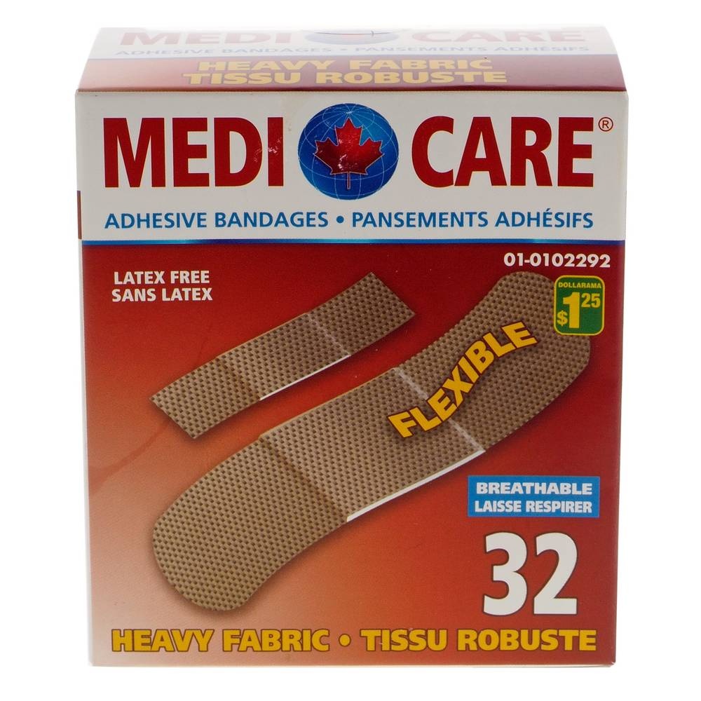 Medi Care Heavy Fabric Adhesive Bandages (40 ct)