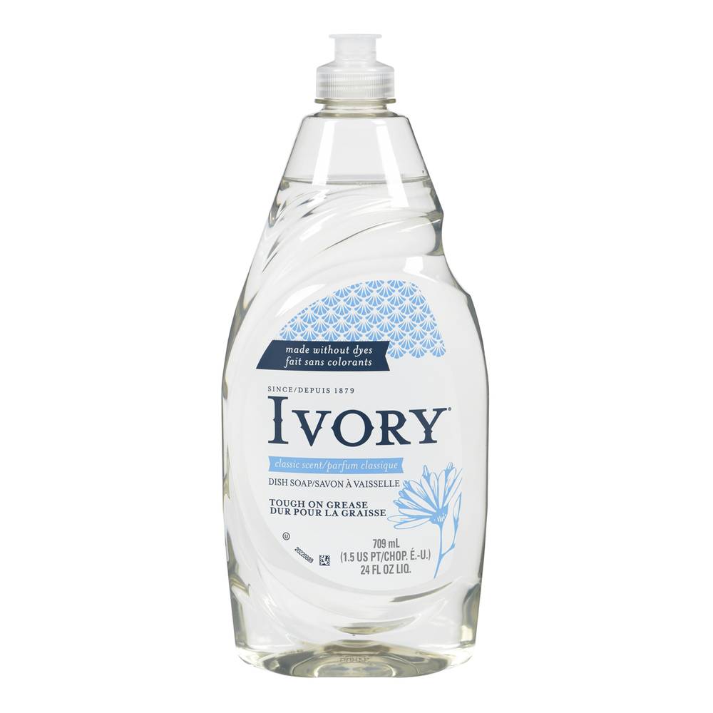 Ivory Touch on Grease Dish Soap, Classic (709 ml)