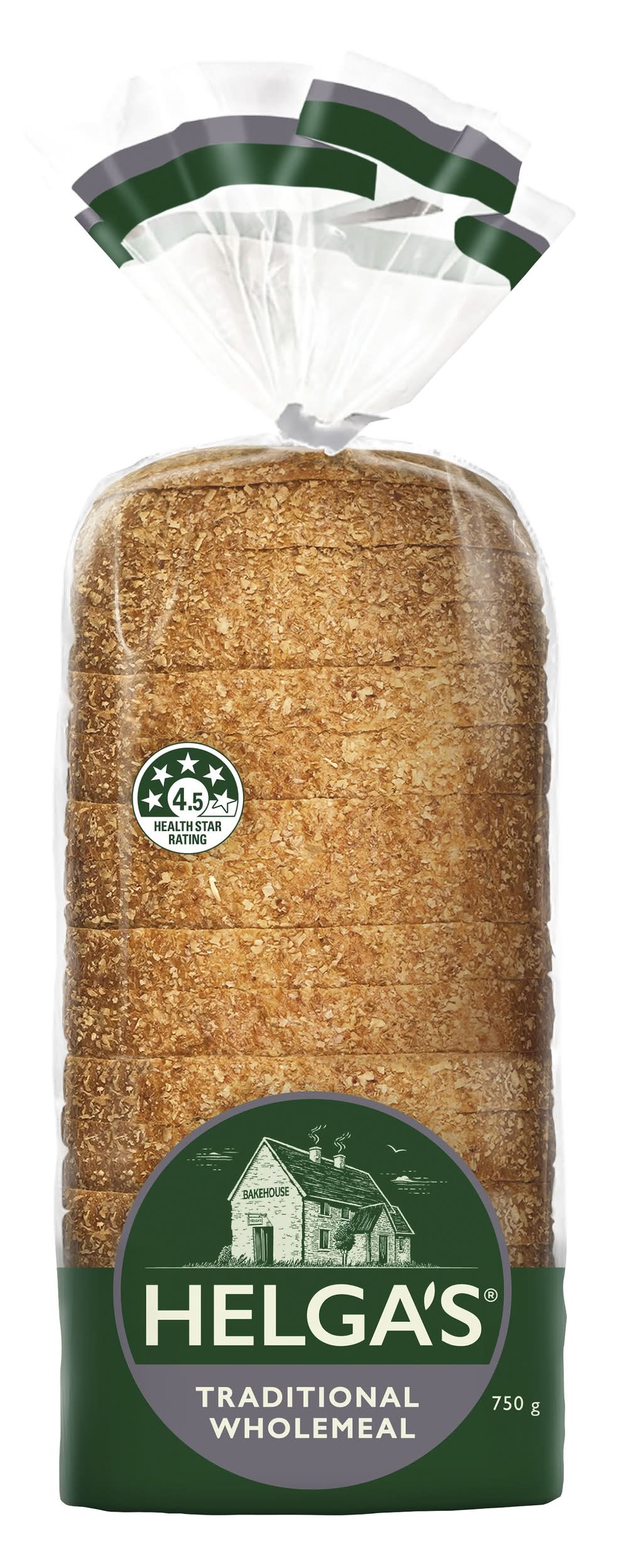Helga's Traditional Wholemeal Sliced Bread (750g)