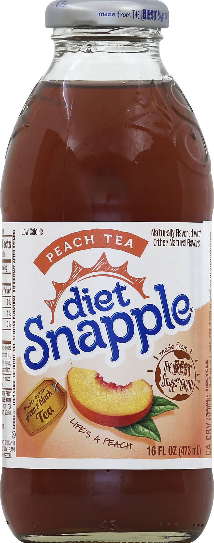 Snapple Diet Tea, Peach (16 fl oz)