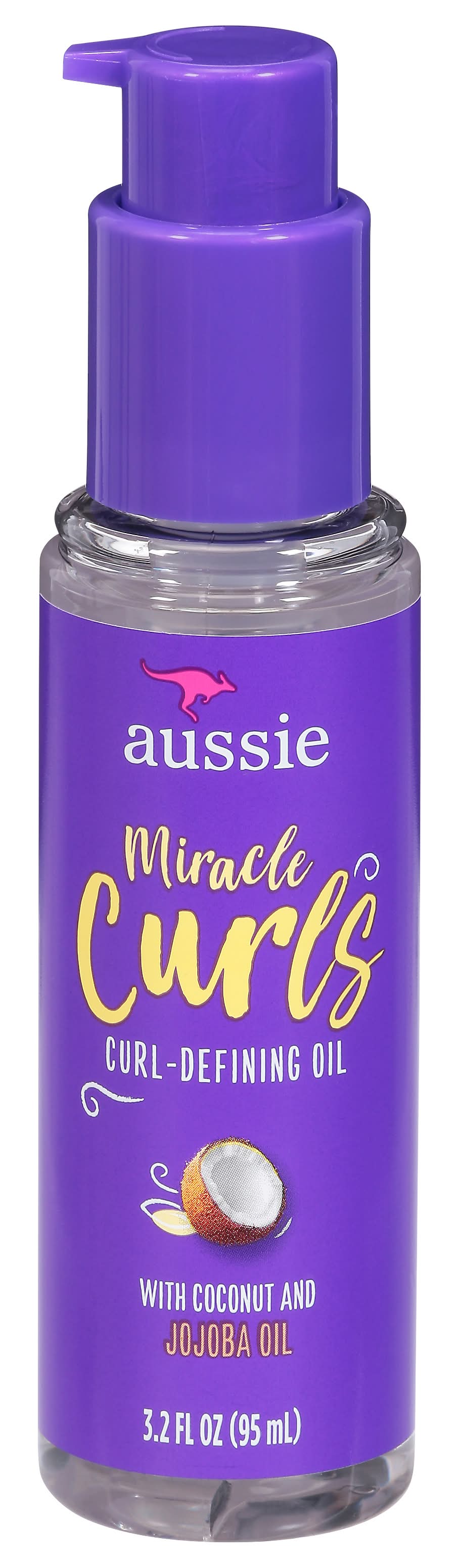 Aussie Miracle Curls Curl-Defining Oil With Jojoba Oil (3.2 oz)