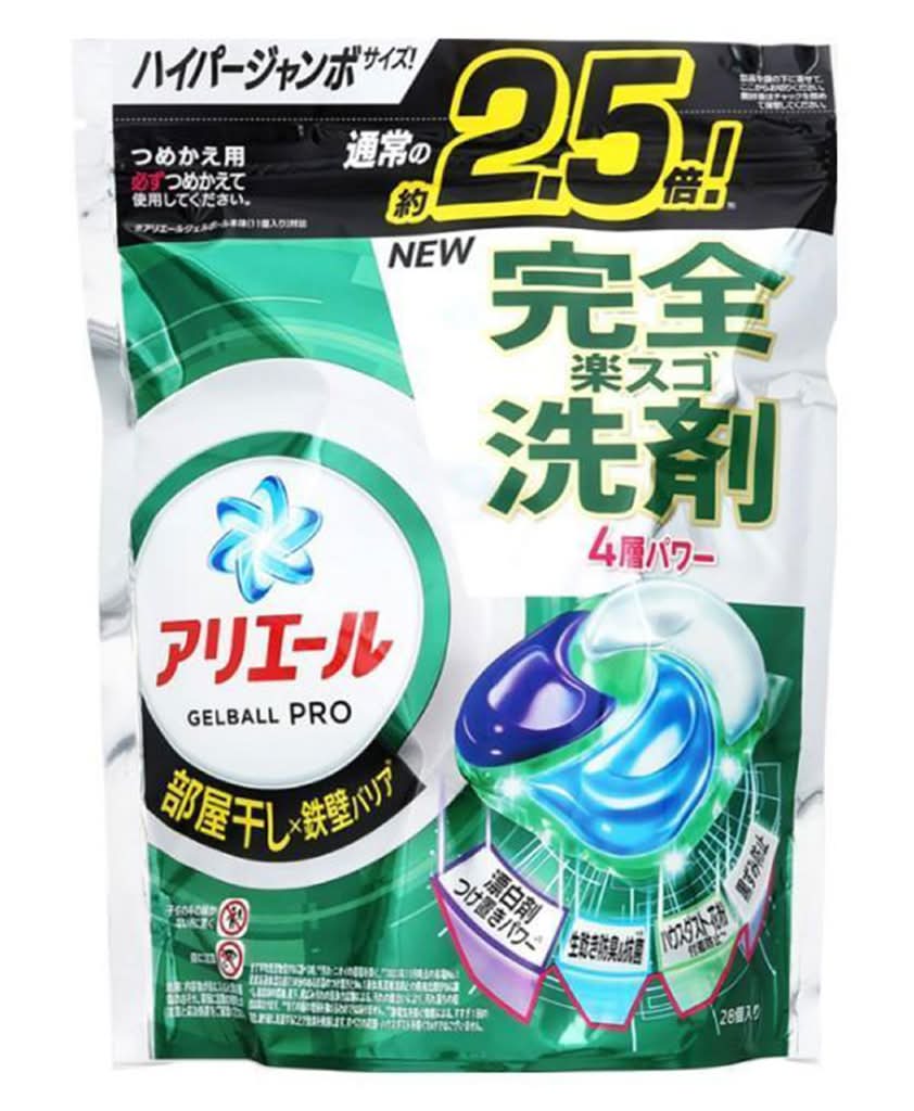 アリエール ジェルボール プロ 部屋干し用 つめかえ用 洗濯用合成洗剤 (28 入)