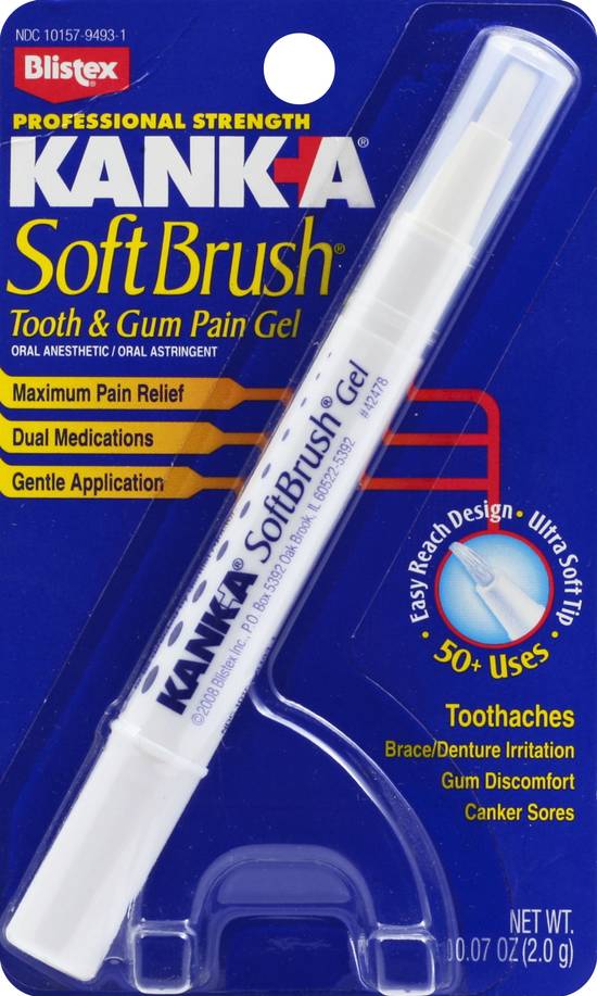 Kank-A Soft Brush Tooth & Gum Pain Gel (1 ct)