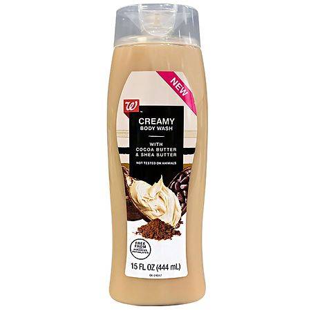 Walgreens Creamy Cocoa Butter & Shea Body Wash - 15.0 fl oz