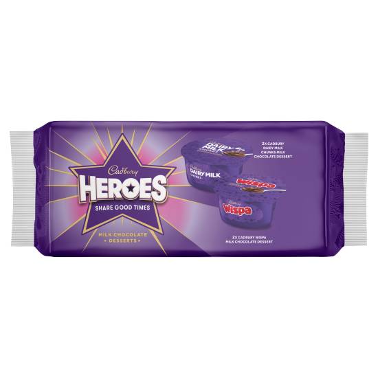 Cadbury Heroes Milk Chocolate Desserts (4ct)