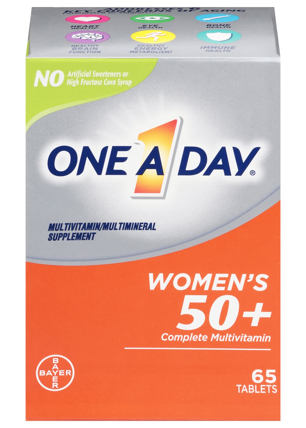 One A Day Women's 50+ Complete Multivitamin & Multimineral Tablets (6.4 oz)