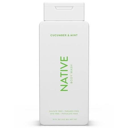 Native Body Wash Cucumber and Mint - 18.0 fl oz