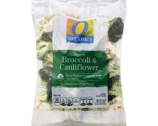 Order O Organics · Organic Broccoli & Cauliflower (18 oz) food online from Safeway store, Butte on bringmethat.com